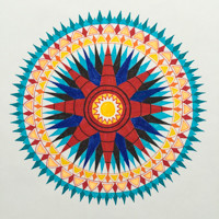 Červená mandala 2