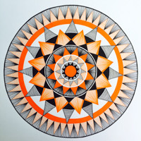 Čierna mandala 1