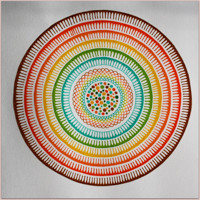 Hnedá mandala 1